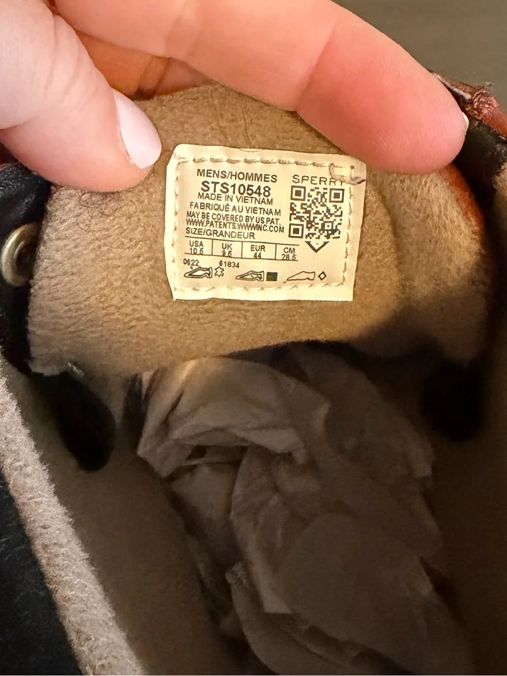 Sperry classic lace
